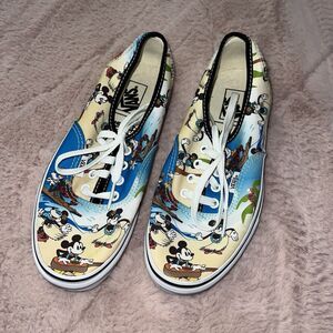 Disney x Vans mickey mouse aloha sneakers women’s size 7.5 EUC tennis shoes